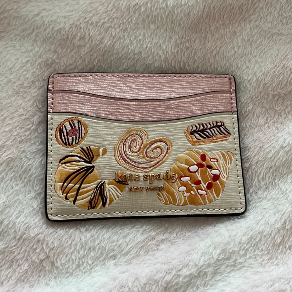 Kate Spade Cardholder Croissant NWOT